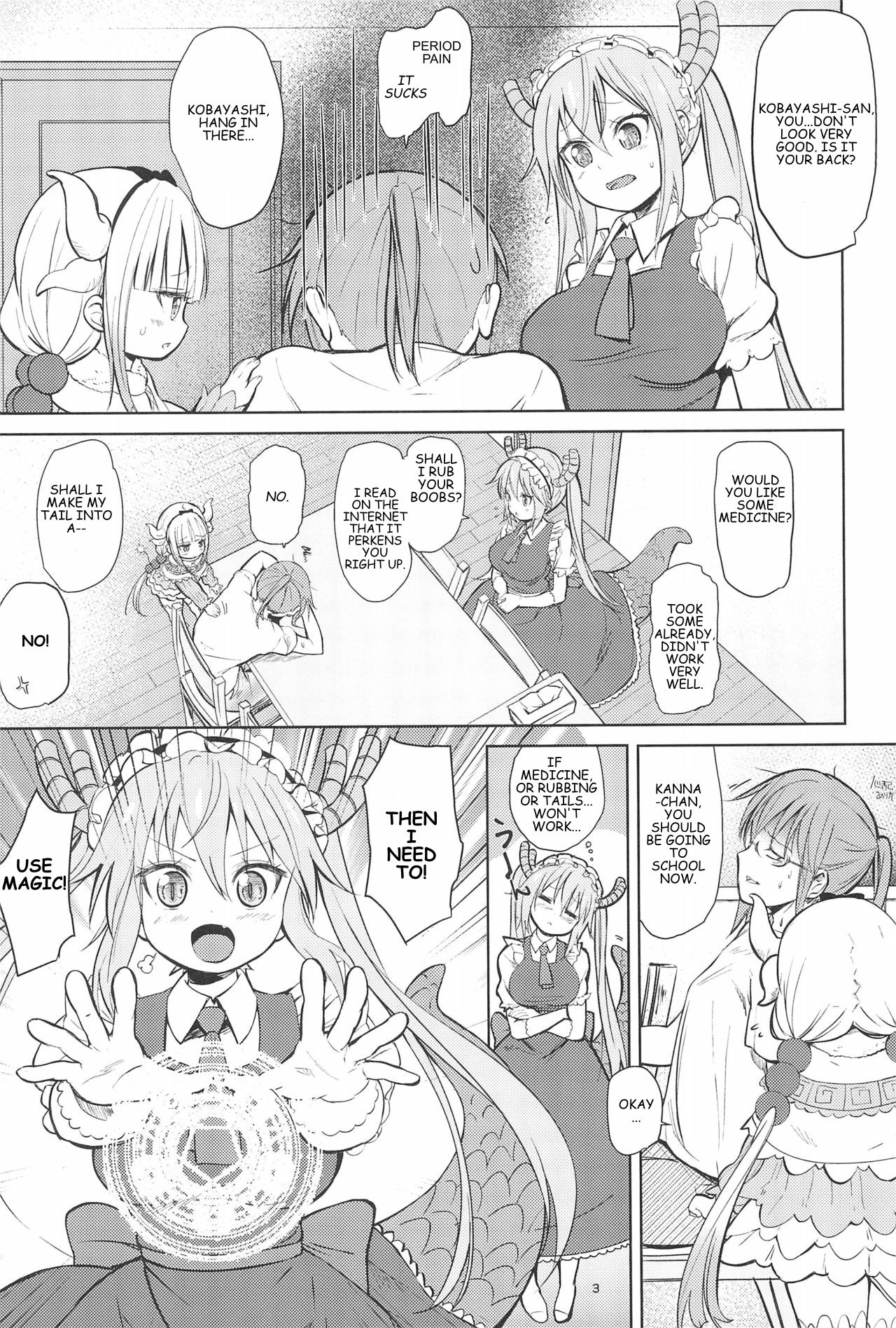 Miss kobayashi's dragon maid hentai manga