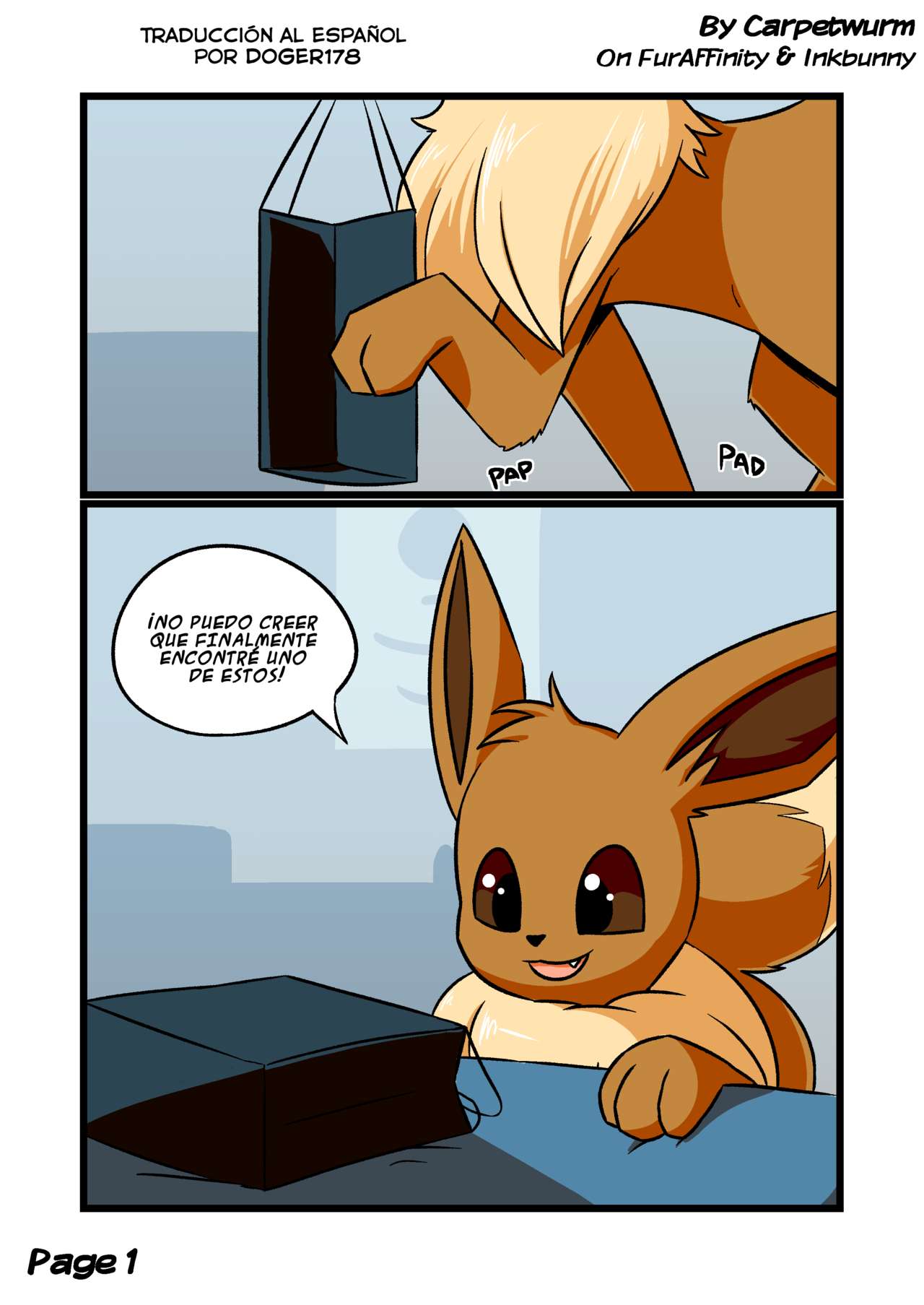 Eevees Tentacle Box - Page 1 - HentaiEra