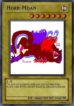 Porno Animals Yugi-oh parody cards style for adults !