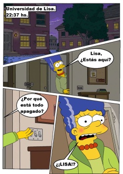 Comic xxx de "Los Simpsons" - Lisa en la universidad