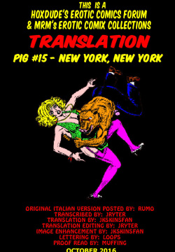 PIG #15  NEW YORK, NEW YORK - A JKSKINSFAN TRANSLATION