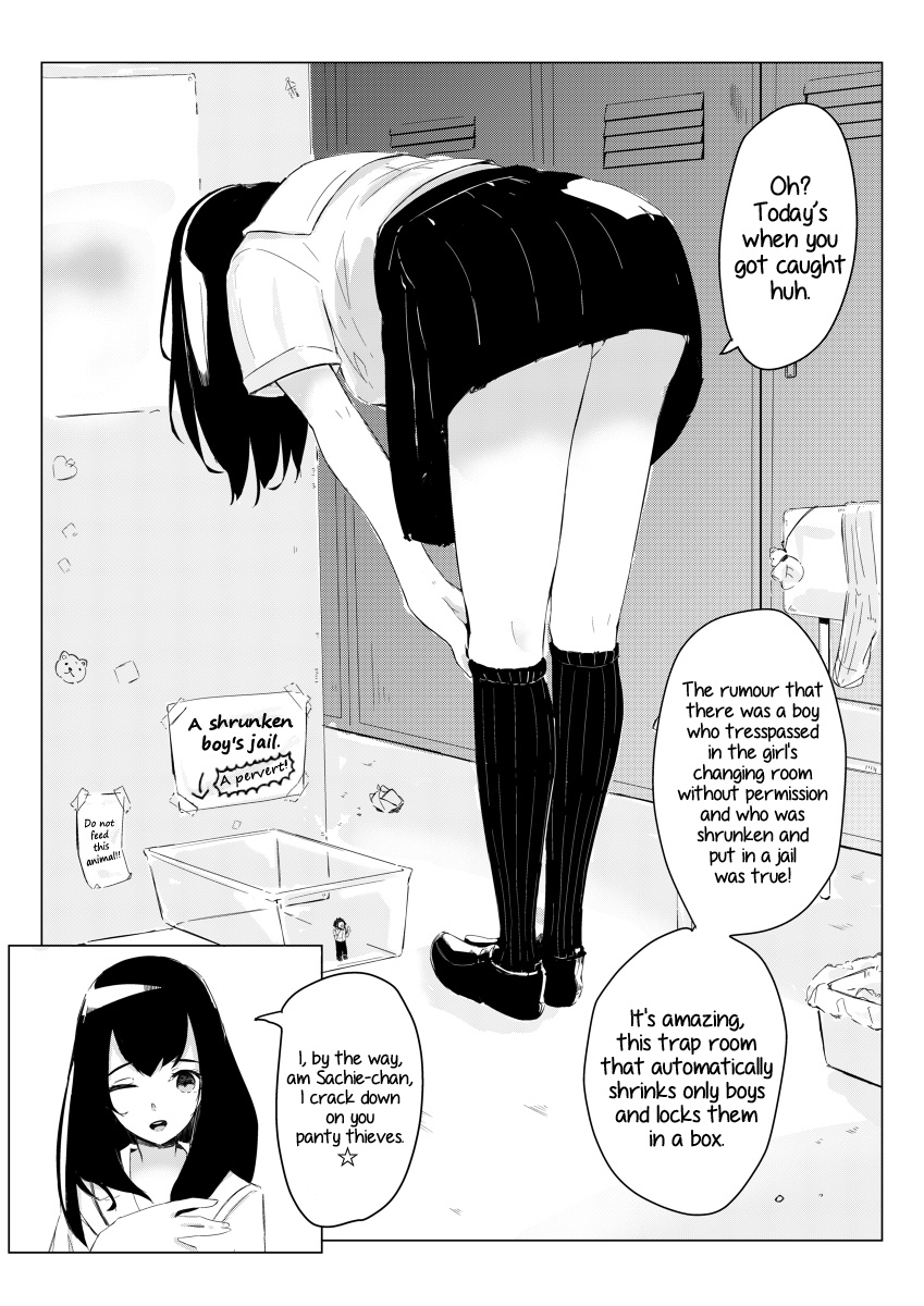 Sachie-chan wa Chiisakushitai | Sachie-chan Wants to Make Him Smaller -  Page 1 - HentaiEra