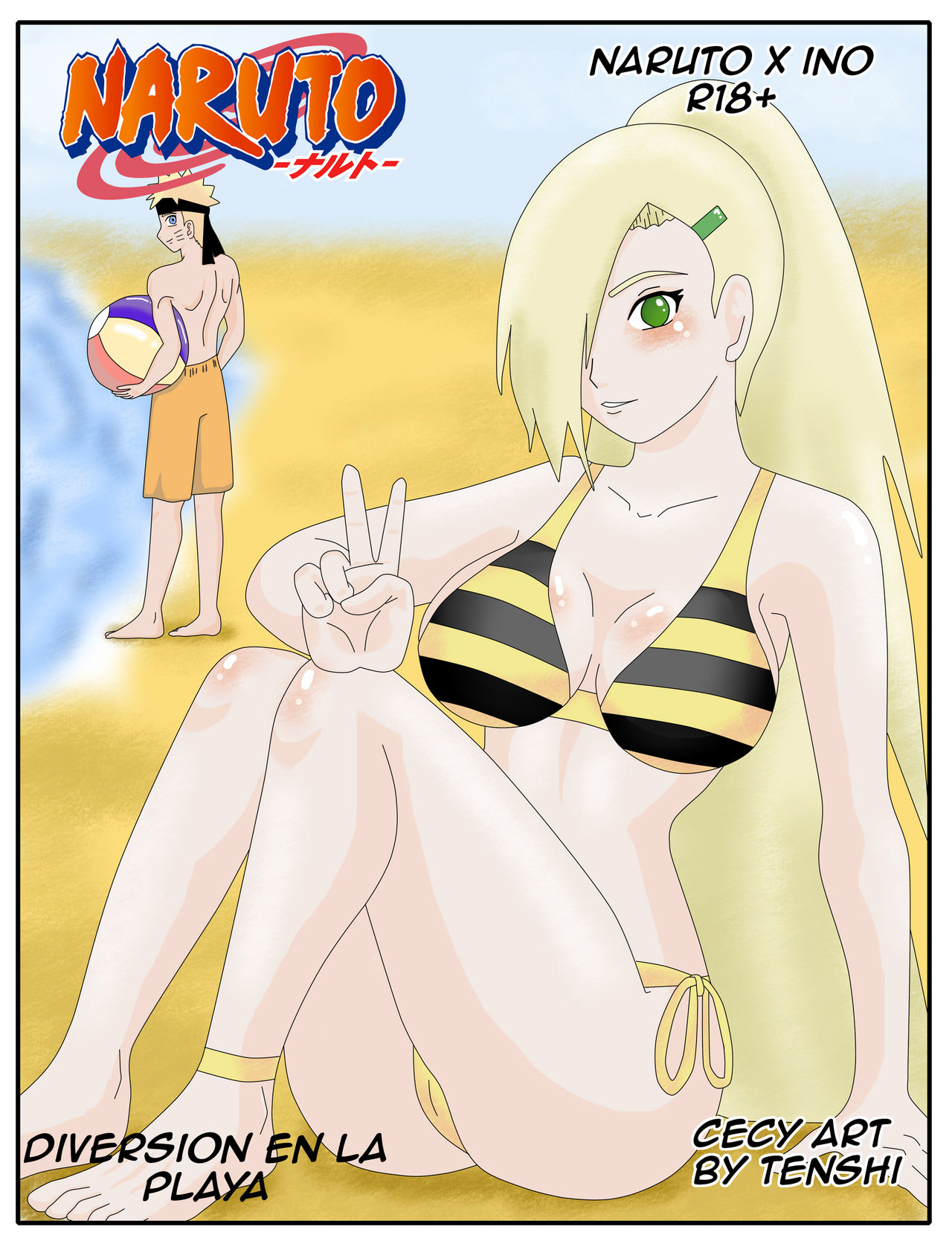 Diversion en la Playa - Page 1 - HentaiEra