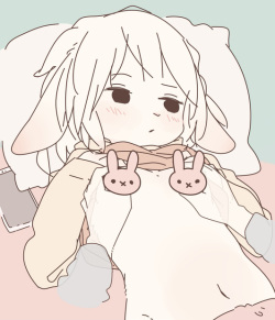 Yagi the Goat - White Bunny