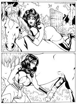 Superheroinecomixxx - Wonder Woman and Horse