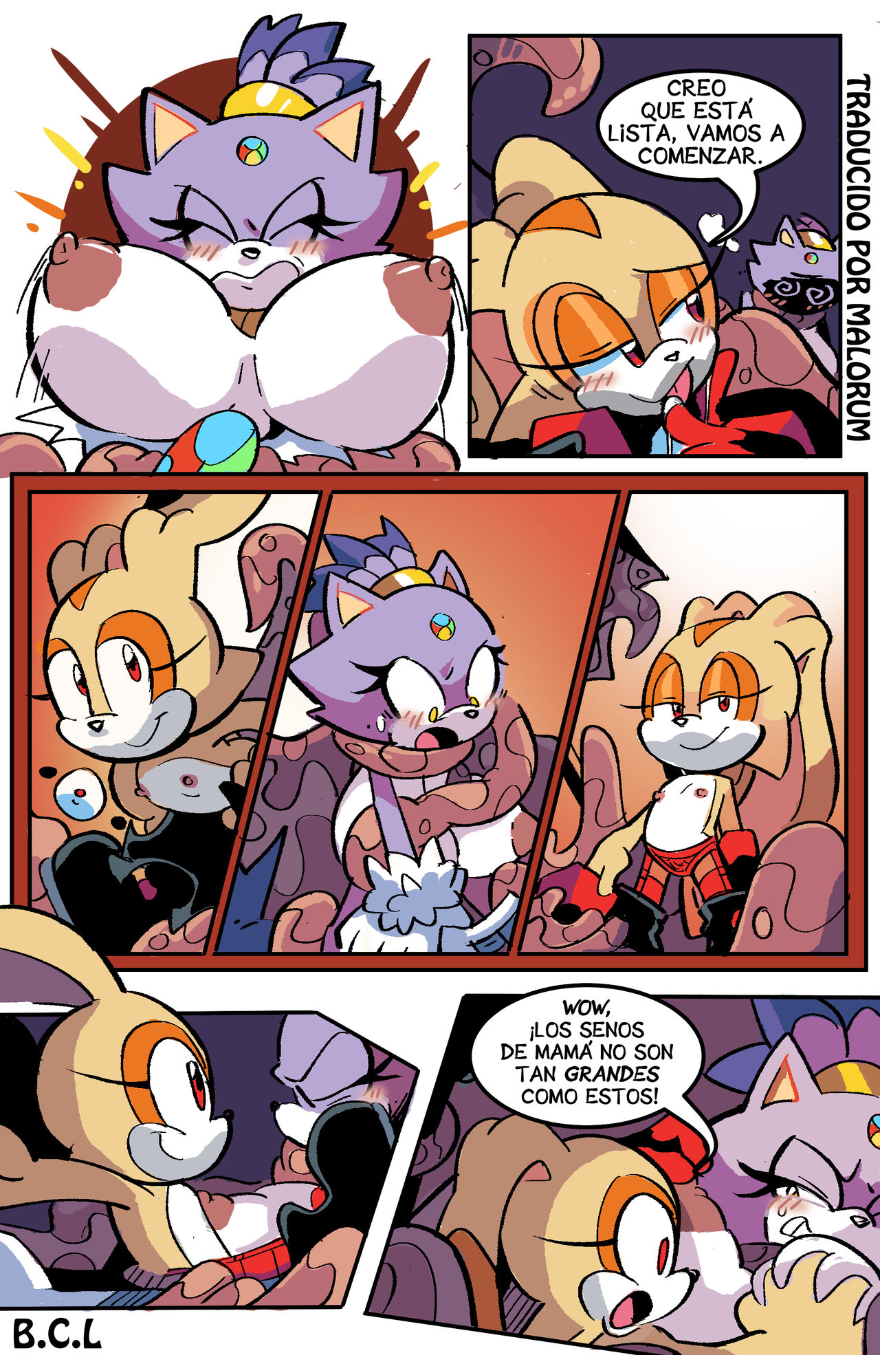 Cream Vs. Blaze - Page 4 - HentaiEra