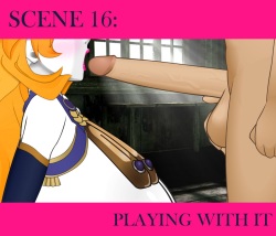 Scene 16: Playing with it.
