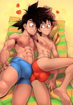 Goku x Luffy
